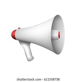Speaker in a realistic style for Voice language speaker sound man isolated