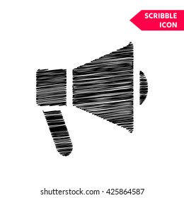 Speaker - Scribble icon for you design.