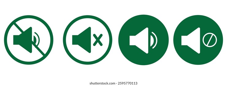 Speaker Set Icon. Sound Icon, Vector Illustration design eps 10 
