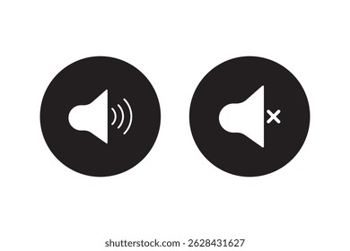 Ícone de Conjunto de Alto-falantes. Ícone de som, Ilustração de vetor