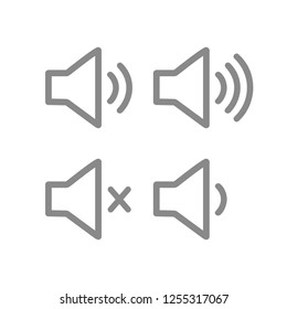 Speaker Set icon symbol vector illustration