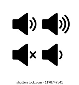 Speaker Set icon vector. symbol for web site Computer and mobile vector.