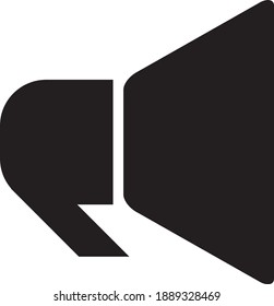 speaker simple clipart on white background.