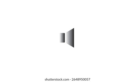 Speaker simple flat icon ,speaker icon volume symbol  template, speaker medium volume vector flat icon simple.