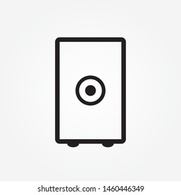 speaker single icon design vector illustration
