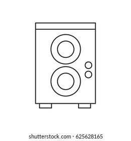 speaker sound audio outline