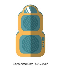 speaker sound device isolated icon vector illustration design