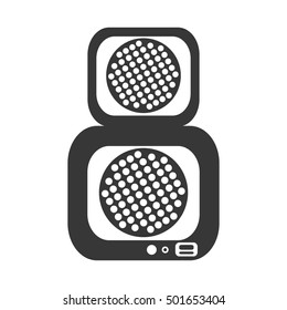 speaker sound device isolated icon vector illustration design