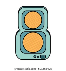 speaker sound device isolated icon vector illustration design