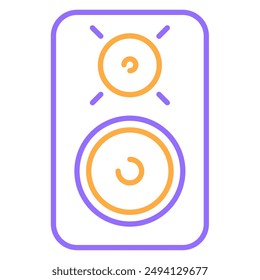 Sonido de altavoz para icono de gadget 