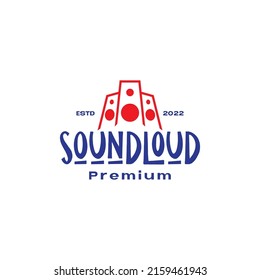 speaker sound group loud logo design vector graphic symbol icon illustration creative idea