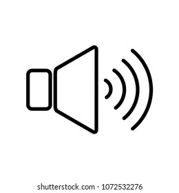 speaker - sound icon vector