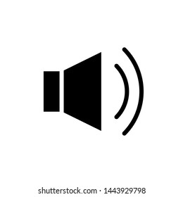 Speaker sound icon vector design template