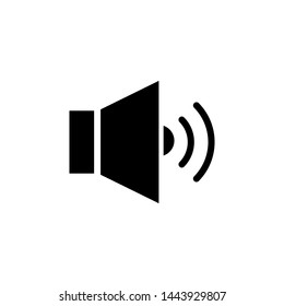 Speaker sound icon vector design template
