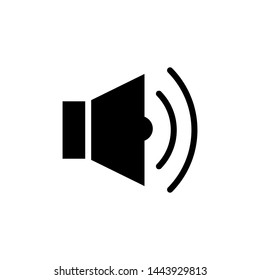 Speaker sound icon vector design template