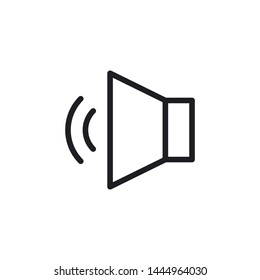 Speaker sound icon vector design template