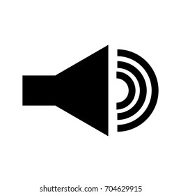 speaker sound isolated icon