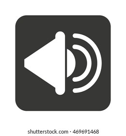 speaker sound isolated icon vector illustration design