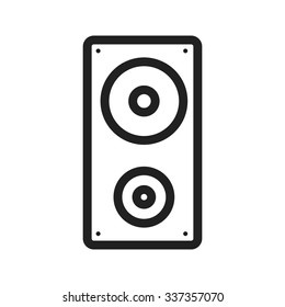 Speaker, sound music icon vector image. Can also be used for party. Suitable for web apps, mobile apps and print media.
