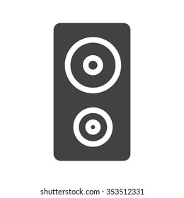Speaker, sound music icon vector image. Can also be used for party. Suitable for web apps, mobile apps and print media.