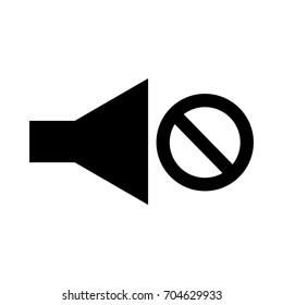 speaker sound off isolated icon