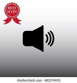 Speaker / Sound On Button Single Icon