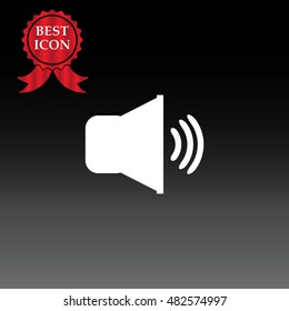 Speaker / Sound On Button Single Icon
