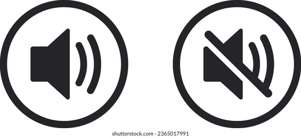 speaker sound sign icon vector Illustration