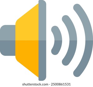 Speaker sound sign icon vector design