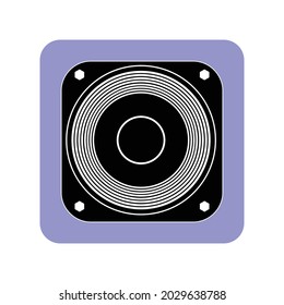 speaker sound system icon vector trend
