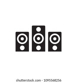 Speaker, sound vector icon
