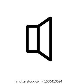 Speaker sound vector icon in modern design style for web site and mobile app