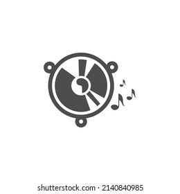 Speaker subwoofer icon design template illustration vector
