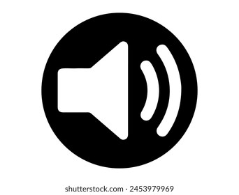 Arte vectorial de silueta de altavoz