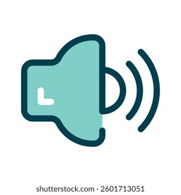 A speaker symbol for sound levels or volume controls