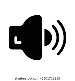 A speaker symbol for sound levels or volume controls