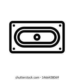 Speaker thin line icon. Square speaker outline icon. Editable stroke vector.