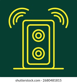 Altavoz de moda magnífico diseño útil arte de Ilustración vectorial creativa colorido background.eps