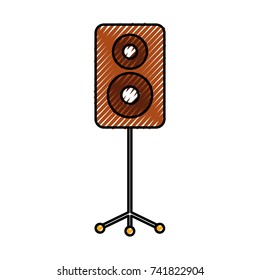 speaker in tripod music celebration party