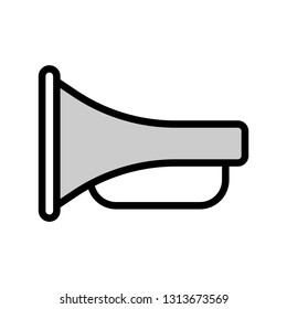 speaker trumpet icon vector