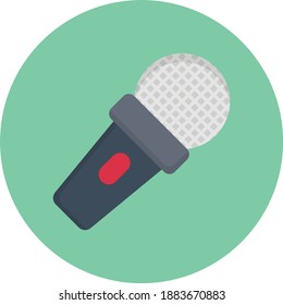 speaker vector colour flat icon