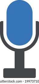 icono de color de glifo vector de altavoz