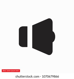 Speaker vector icon 