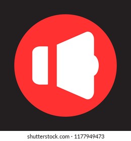 Speaker vector icon 