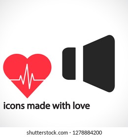 Speaker vector icon 