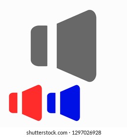 Speaker vector icon 