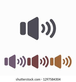 Speaker vector icon 