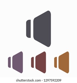 Speaker  vector icon 