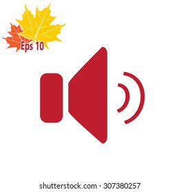 Speaker vector icon