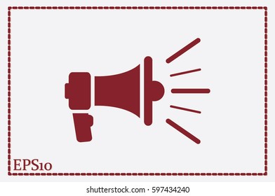 Speaker vector icon.